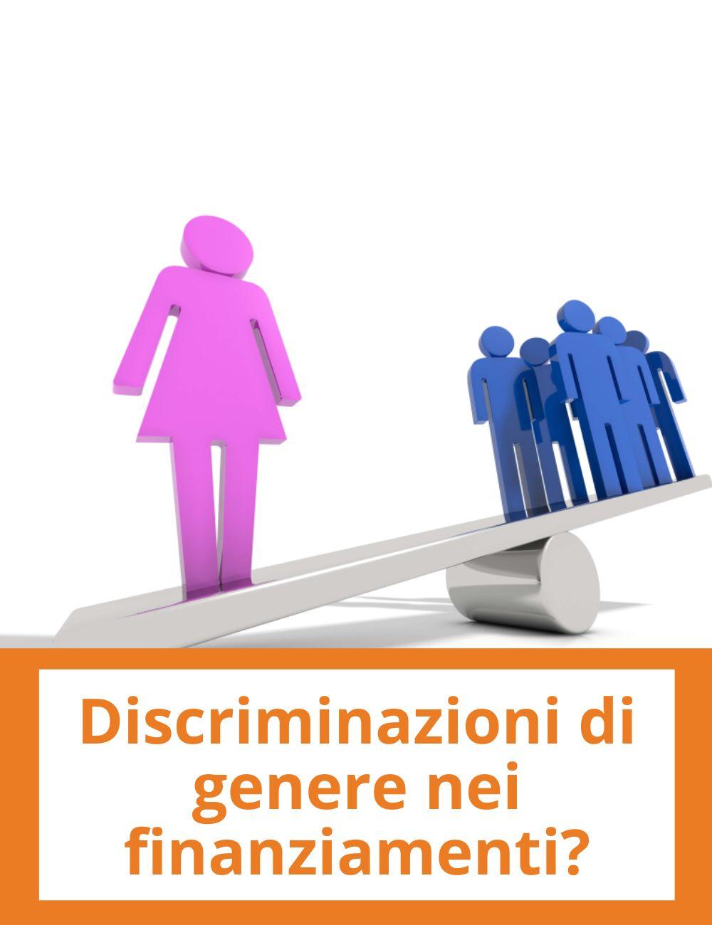 Immagine con link ad articoli su temi simili. L'immagine di una bilancia con degli omini rimanda all'articolo intitolato: Discriminazioni di genere nei finanziamenti? A ben guardare c'Ã¨ una sorpresa 