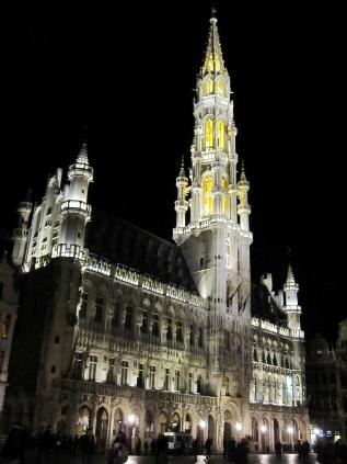 Nighttime architecture