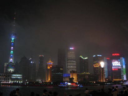 Nighttime skyline