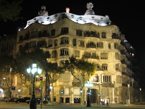 Building at night