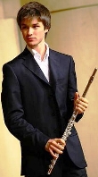 Federico with his flute