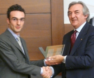 Ivan accepting his award
