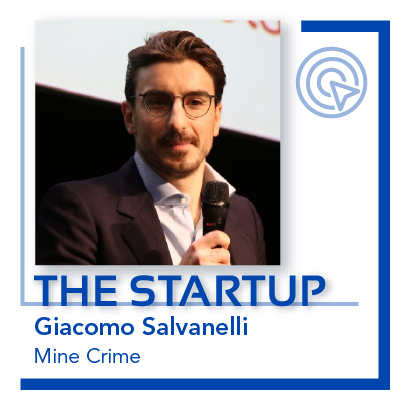 Picture of alumnus Giacomo Salvanelli, founder and ceo of Mine Crime