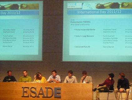 Students presenting at International Day