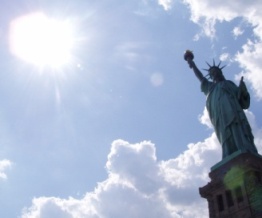 Sun and Lady Liberty