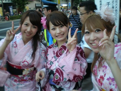 Three women in tradition clothing