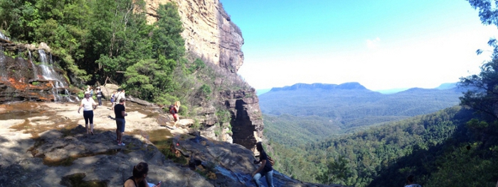 Panoramic park view