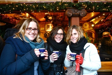 Students at market