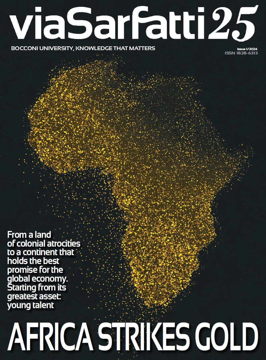 copertina numero gennaio 2024 magazine Bocconi