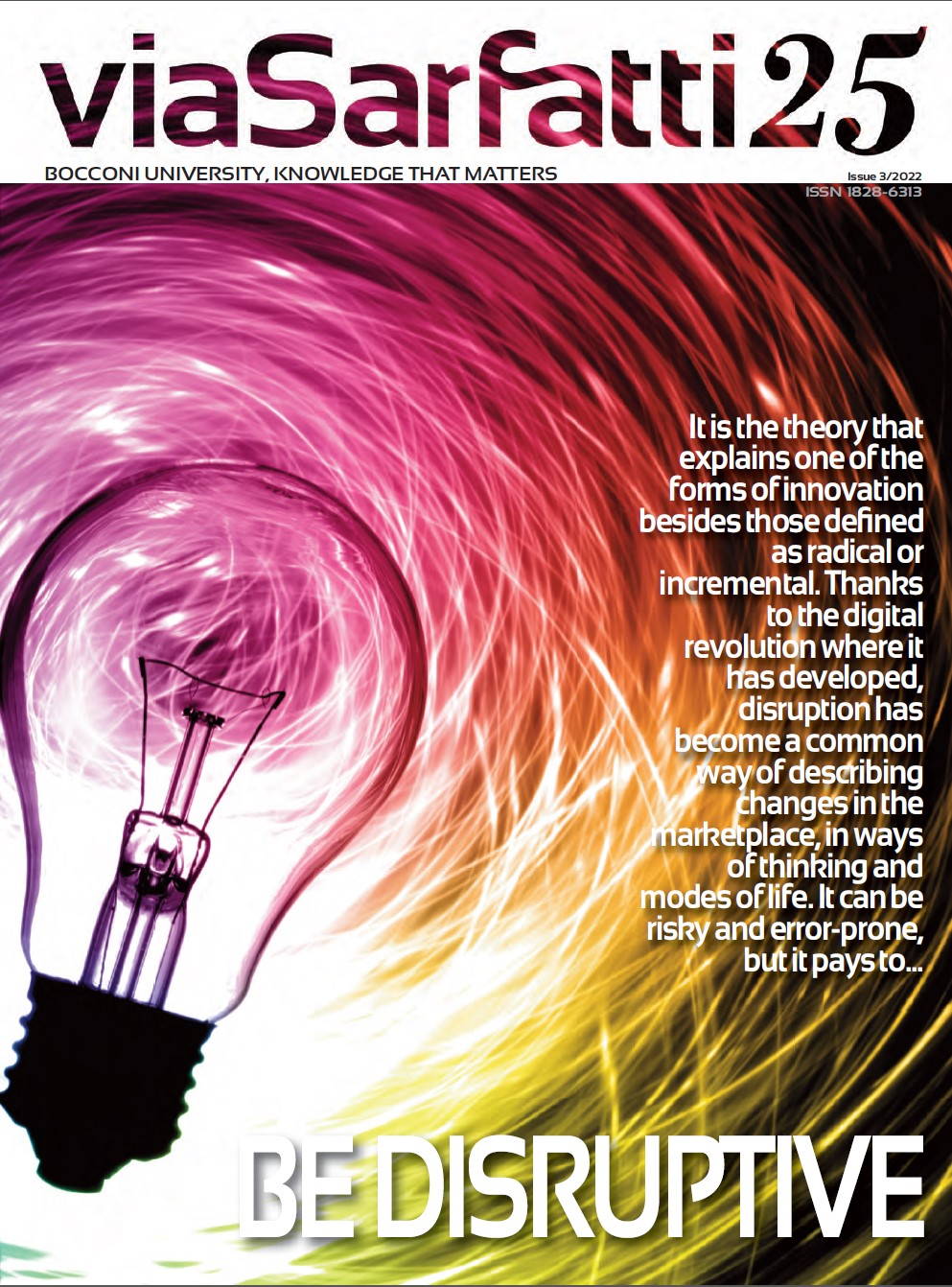 copertina numero di giugno magazien Bocconi