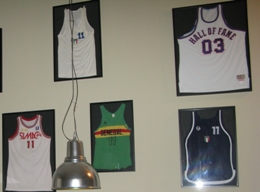 Meneghin's jerseys