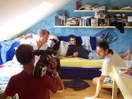 Filming scene