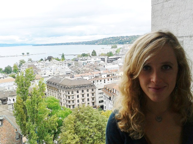 Headshot and view of lake
