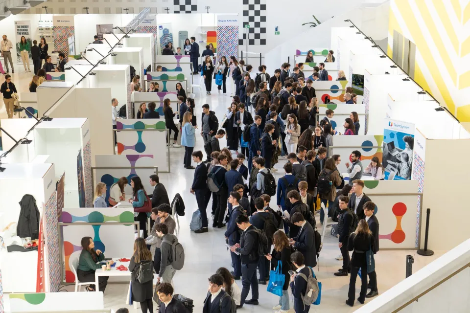 people at a career fair