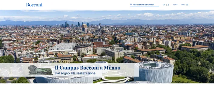 Il campus Bocconi a Milano